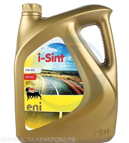 Eni i-Sint 5w-40   4,0 л. синтетическое моторное масло