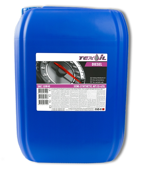 TEX-OIL 10w40 API CI-4/SL DIESEL полусинтетика 20л/Россия